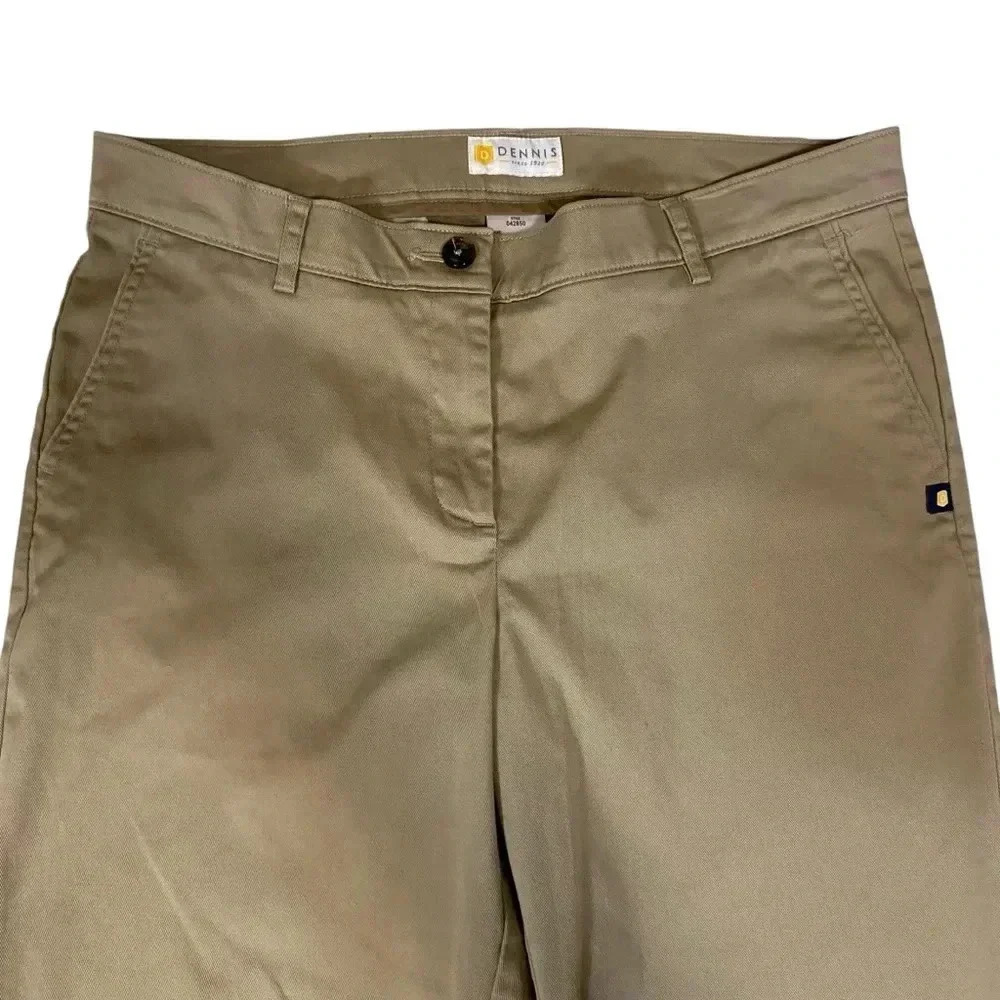 VGT DENNIS Khaki Men's Uniform Pants Front & Back Pockets Size J15 - Picture 2 of 15